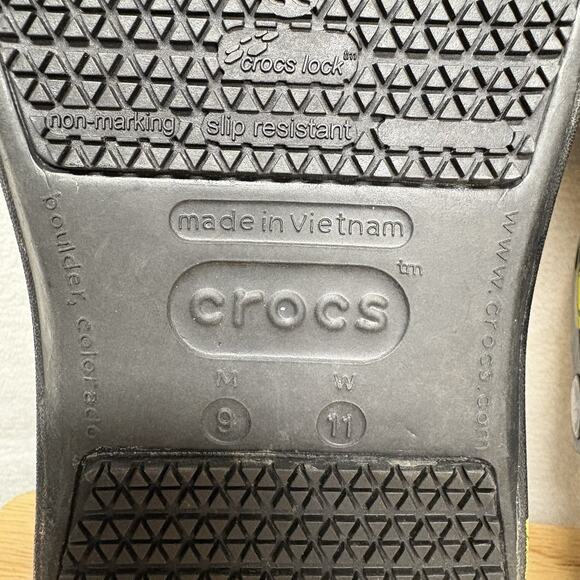 Crocs Bistro Clogs Banana Print Black Men’s Size 9 Women’s Size 11 - Picture 12 of 12